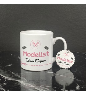 Modelist Kupa Bardak ve Anahtarlık Set