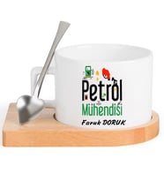 Petrol Mühendisi  FİNCAN Seti (Beyaz)