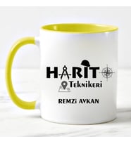 Harita Teknikeri Kupa Bardağı Sarı