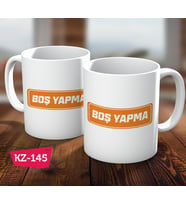 'Boş Yapma'' Hediye Kupa Bardak