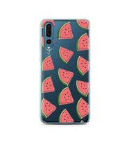 Karpuz Tasarımlı Süper Şeffaf Silikon Telefon Kılıfı Huawei P20 Pro  