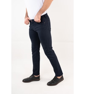 ECER GABARDİN ERKEK LİKRALI PANTOLON (Lacivert)