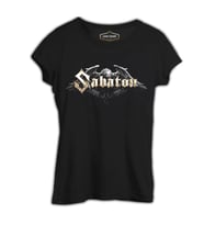 Sabaton - Logo Siyah Bayan Tshirt