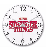 Stranger Things 0  Duvar Saati Bombeli Gercek Cam