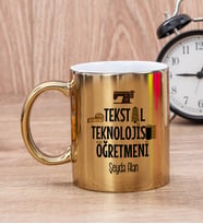 Tekstil Teknolojisi Öğretmeni Gold Kupa Bardak