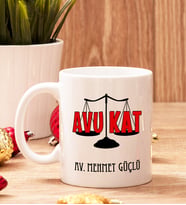 Avukata Hediye Beyaz Kupa Bardak