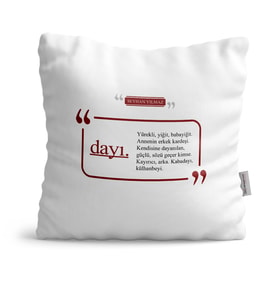 BK Gift Kişiye Özel Dayı Dekoratif Yastık  1