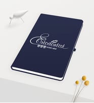 BK Gift Kişiye Özel Ortodontist Temalı Lacivert Defter - 1
