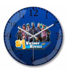 Season 4 Vıctory Royale Duvar Saati Bombeli Gercek Cam