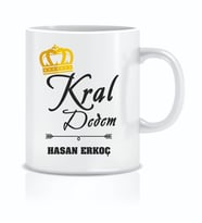 Kral Dedem Babalar Günü Kişiye Özel Kupa Bardak