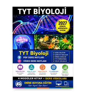 2027 TYT Biyoloji Modüler Kitap Seti (PDF’li ve Video Linkli)