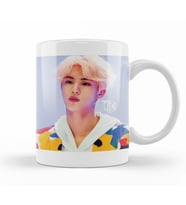 BTS Jin Oil Paintin Kupa Bardak Porselen
