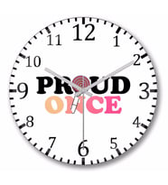 Twice Proud Once Duvar Saati Bombeli Gercek Cam