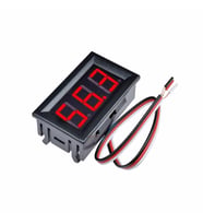 0.56 inch DC 0-100V Digital Voltmetre 3 Telli Panel Tip