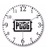 Serie  Pubg  Escudo  Duvar Saati Bombeli Gercek Cam