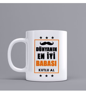 Kişiye Özel Dünyanın En İyi Babası Kupa Bardak SZ15