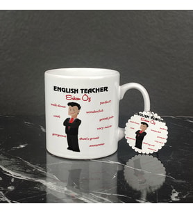 English Teacher Kupa Bardak ve Anahtarlık Set 006