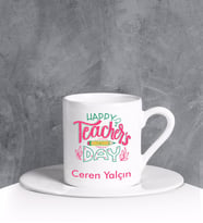 eJOYA Kişiye Özel Teachers Day Türk Kahvesi Fincanı 90676