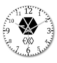 Exo Planet1 Duvar Saati Bombeli Gercek Cam