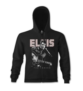 Elvis Presley - The Legend Siyah Erkek Kapşonlu