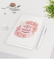 BK Gift Kişiye Özel Sevgililer Günü Beyaz Defter Kalem Seti-8