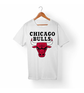 Chicago Bulls Beyaz Tişört
