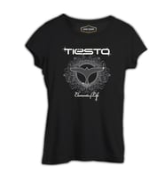 Dj Tiesto - Elements of Life Siyah Kadın Tshirt