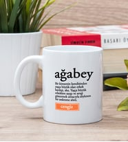 Ağabey Kelime Anlamı Beyaz Kupa Bardak