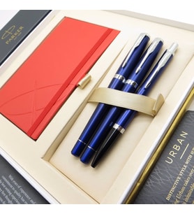 Parker Urban Gece Mavisi Multi Set  Dolma Kalem + Roller Kalem + Tükenmez Kalem  İsme Özel Kalem