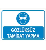 MIGNATIS - Gözlüksüz Tamirat Yapma Levhası - Sac Malzeme 35x50cm
