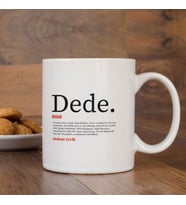 Lügatçe Dede İsme Özel Kupa (Beyaz)