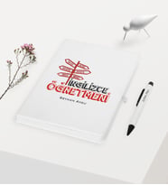 BK Gift Kişiye Özel İngilizce Öğretmeni Temalı Beyaz Defter Kalem Hediye Seti - 9
