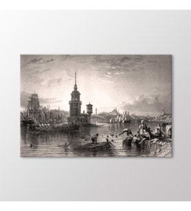 Arty Tablo Kız Kulesi Tablo (Karışık)