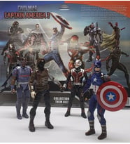Super Hero Civil War Süper Kahramanlar 4 lü set 