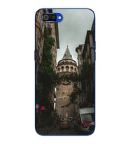 Galata Tasarımlı Süper Şeffaf Silikon Telefon Kılıfı Oppo Realmi C2