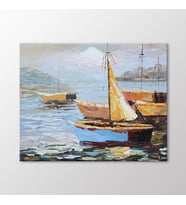 Arty Tablo Yelkenliler Tablo (Karışık)