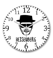 Breaking Bad Heisenberg Duvar Saati Bombeli Gercek Cam