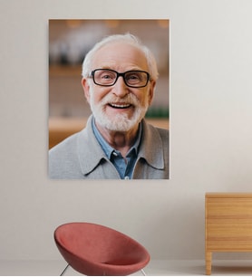 BK Gift Kişiye Özel Aile Büyüğü Kanvas Tablo 70x100cm 1