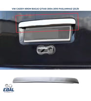 VW Caddy Krom Bagaj Çıtası 2004-2010 P. Çelik