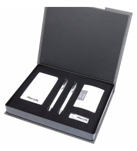 Wings Pontia Beyaz Hediyelik Set  İsme Özel  5000mAh. Powerbank + Kartvizitlik + 16Gb. Usb Bellek + Roller + Tükenmez Kalem Set  Hepsi İsme Özel (Renksiz)