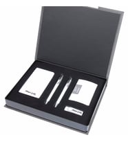 Wings Pontia Beyaz Hediyelik Set  İsme Özel  5000mAh. Powerbank + Kartvizitlik + 16Gb. Usb Bellek + Roller + Tükenmez Kalem Set  Hepsi İsme Özel (Renksiz)