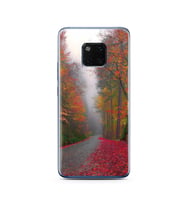 Sonbahar Tasarımlı Süper Şeffaf Silikon Telefon Kılıfı Huawei Mate 20 Pro