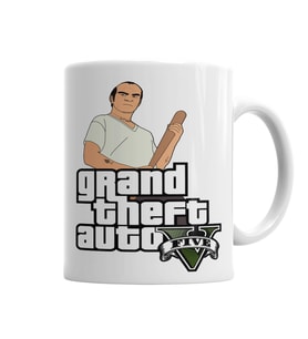 Grand Theft Auto Gta Kupa Bardak Porselen
