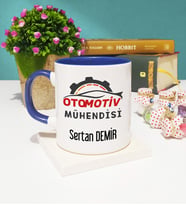 Otomotiv Mühendisi Kupa Bardak Lacivert