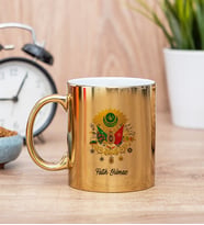 Osmanlı Armalı Gold Kupa Bardak