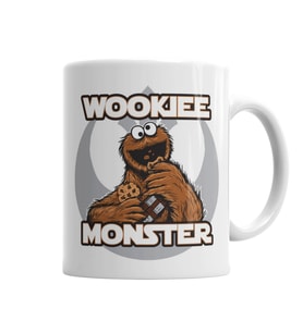 Wookiee Monster Kurabiye Canavarı Kupa Bardak Porselen