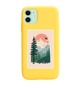 Sarı Lansman Kılıf iPhone 11