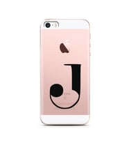 Iphone 5s Harf Tasarımlı Telefon Kılıfı J-Harfi 