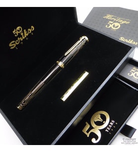 Scrikss Heritage Roller Kalem 50.Yıl Siyah Altın   Scrikss Kalem   İsme Özel Kalem   Hediyelik Kalem