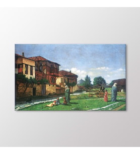 Arty Tablo Gebzeden Manzara Tablo (Karışık)